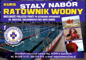 Stały nabór na kurs - Ratownik Wodny